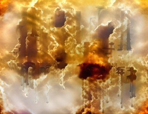 Burning clouds